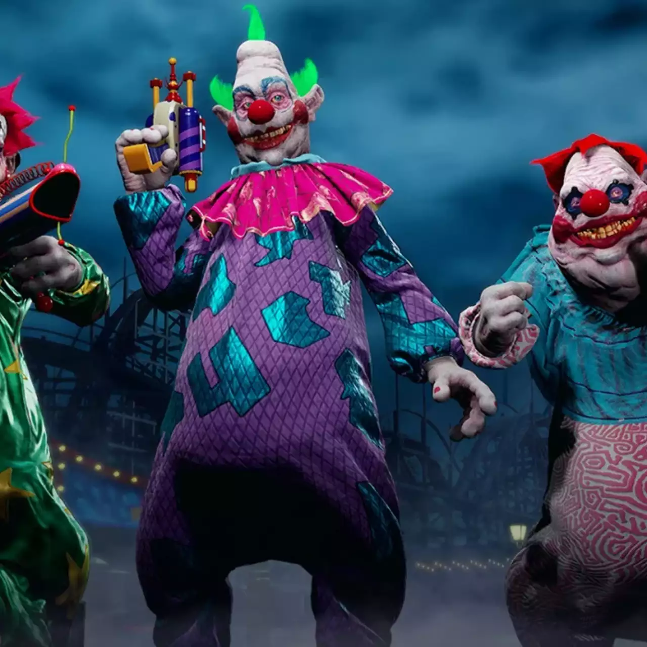 Анонсирован хоррор по комедийному ужастику про клоунов-убийц Killer Klowns from Outer Space: The Game — трейлер Анонсирован хоррор по комедийному ужастику про клоунов-убийц Killer Klowns from Outer Space: The Game — трейлер