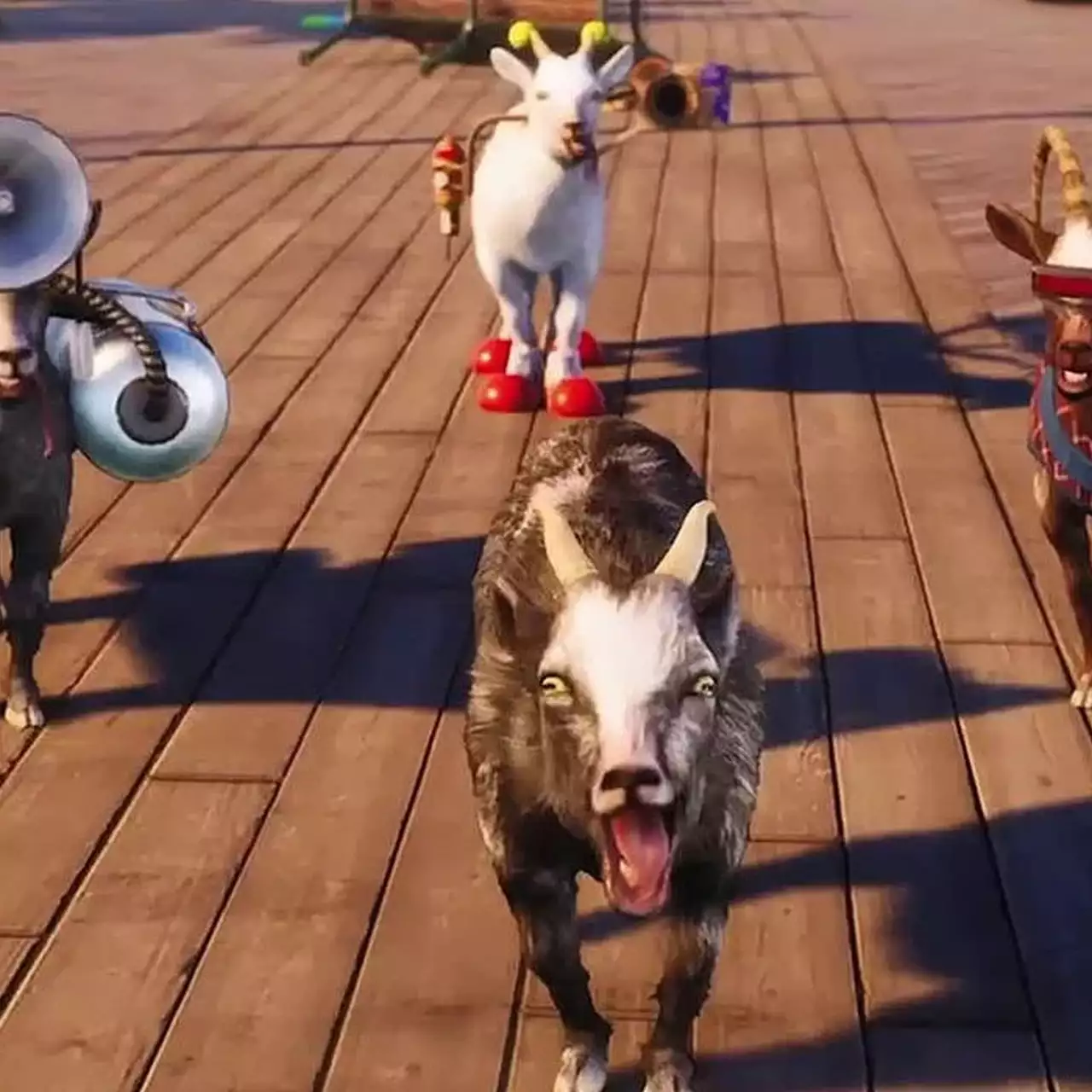 Представлен новый геймплейный ролик Goat Simulator 3 Представлен новый геймплейный ролик Goat Simulator 3