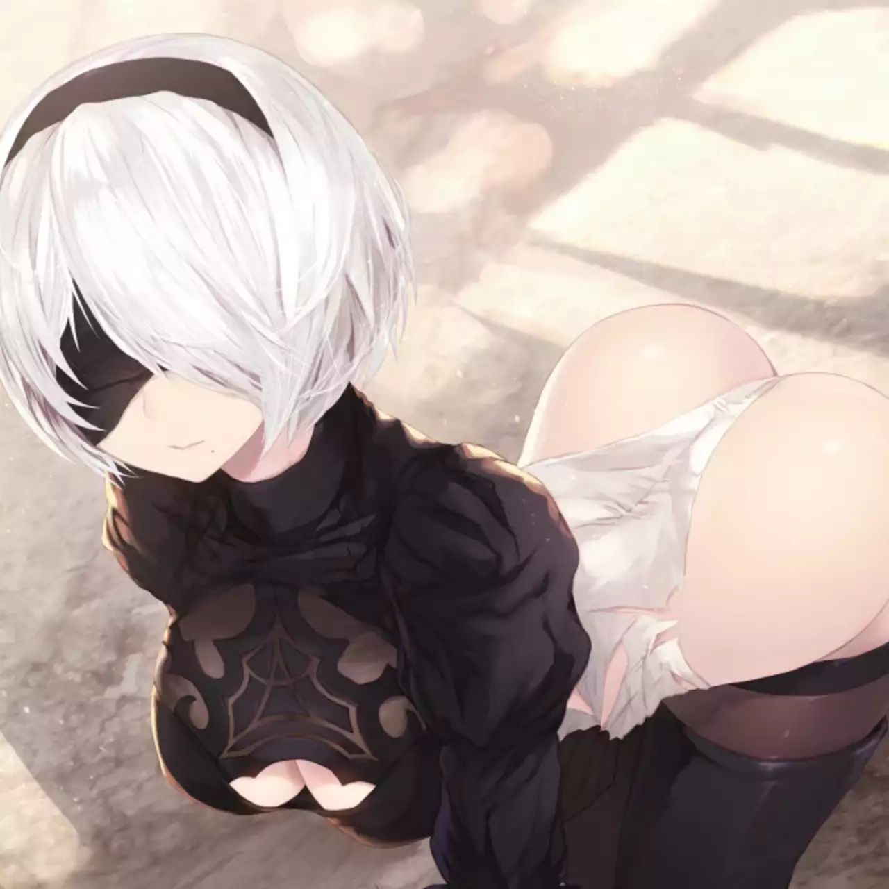 Показана новая фигурка 2B из NieR Automata — с вываливающейся грудью и хлыстом. Ее можно раздеть догола