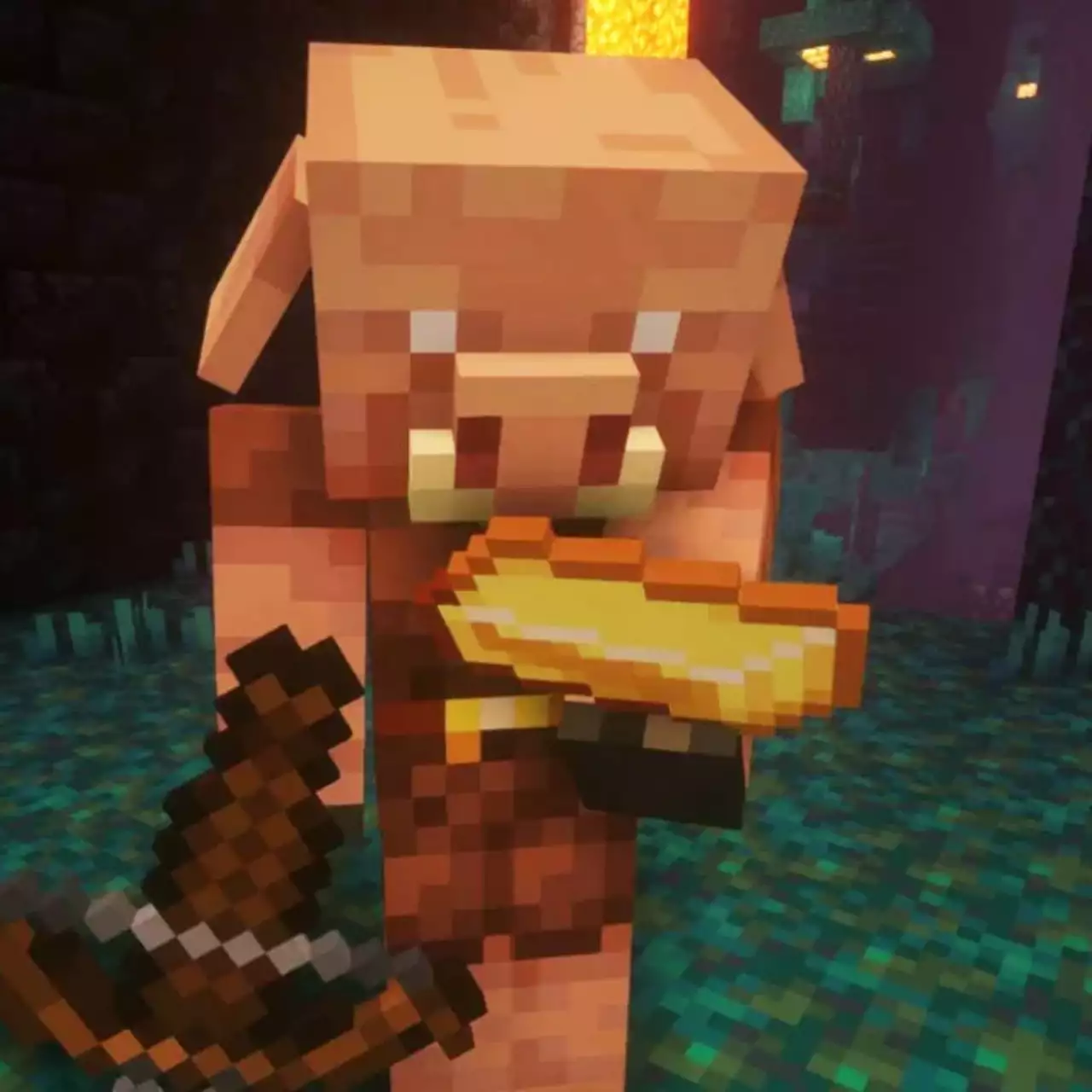 Появился геймплей сюжетной экшен-стратегии про вторжение пиглинов Minecraft Legend Появился геймплей сюжетной экшен-стратегии про вторжение пиглинов Minecraft Legend