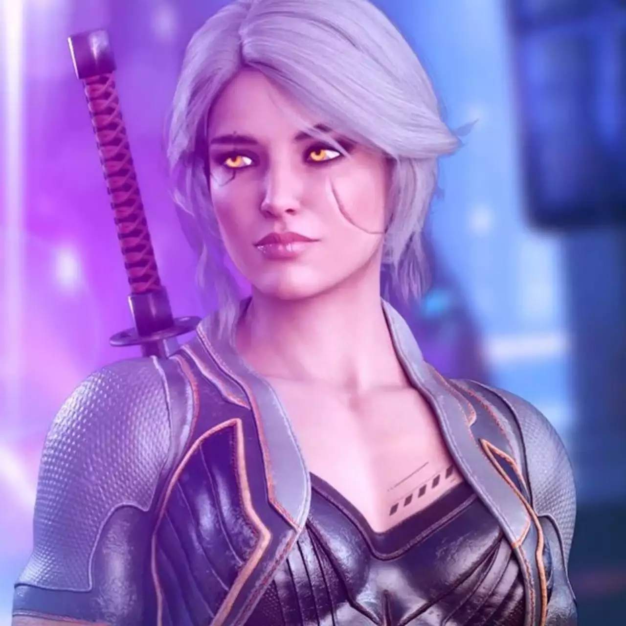 Нейросеть показала, какой видит Цири из «Ведьмака», которая попала в мир Cyberpunk 2077 Нейросеть показала, какой видит Цири из «Ведьмака», которая попала в мир Cyberpunk 2077