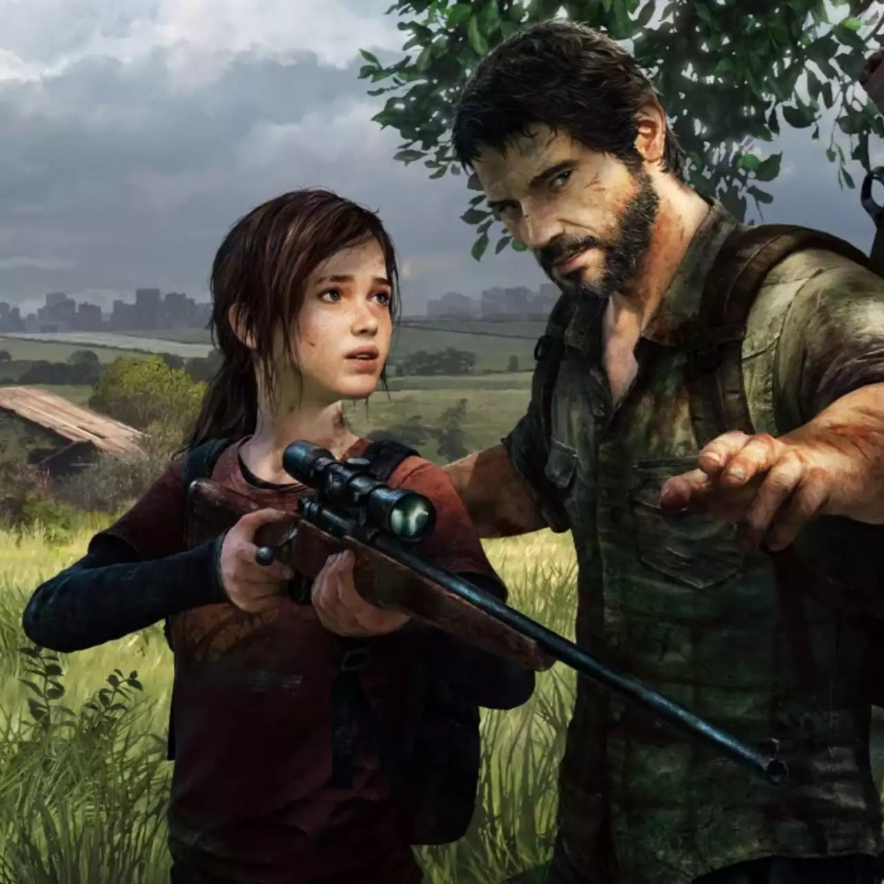 Появился новый постер сериала The Last of Us. На нем можно увидеть Джоэла и Элли