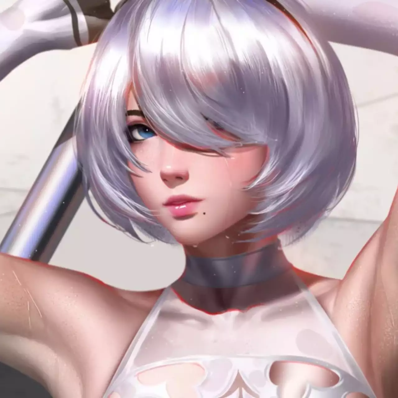 Искусственный интеллект нарисовал арты с 2B из Nier: Automata Искусственный интеллект нарисовал арты с 2B из Nier: Automata
