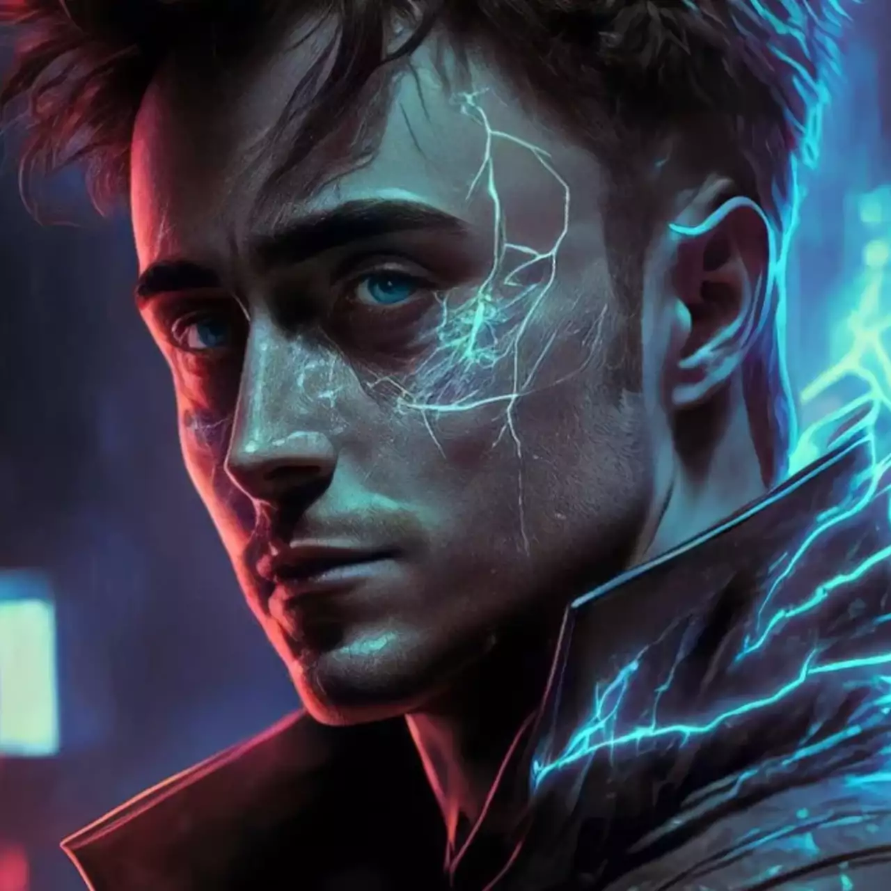 Героев «Гарри Поттера» снова перенесли в мир киберпанка. Гари похож на Ви Cyberpunk 2077 Героев «Гарри Поттера» снова перенесли в мир киберпанка. Гари похож на Ви Cyberpunk 2077