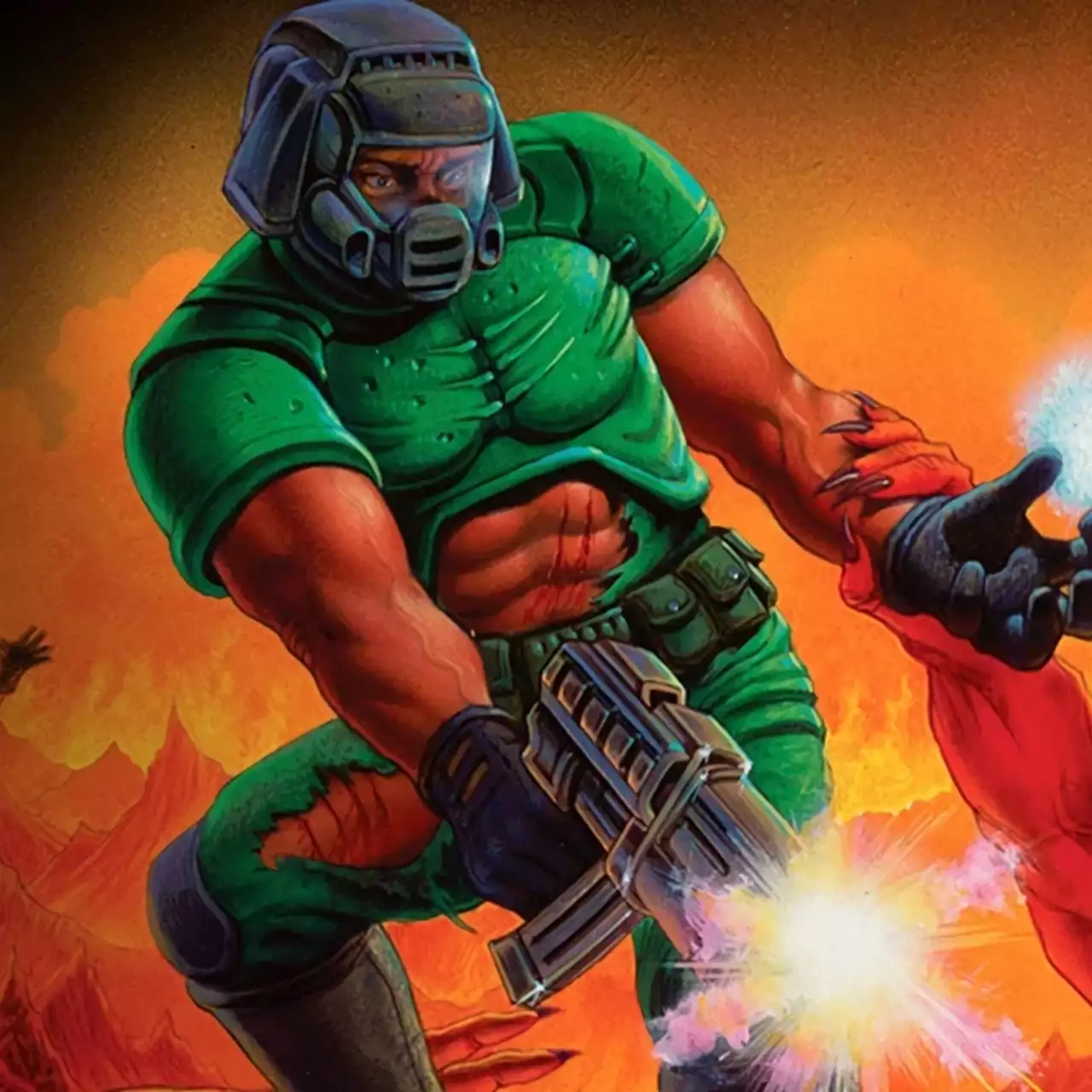 Версию DOOM 1.1 запустили сразу на 4 мониторах, причём под MS-DOS 6.22 Версию DOOM 1.1 запустили сразу на 4 мониторах, причём под MS-DOS 6.22