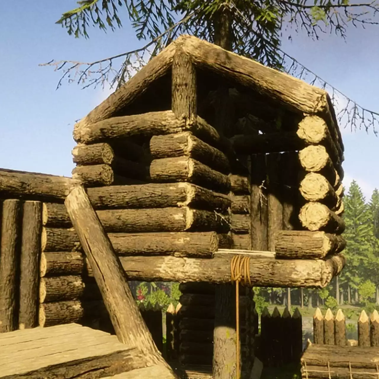 Лучшие места для строительства базы в Sons of the Forest — как сделать ворота и закрыть дверь на замок Лучшие места для строительства базы в Sons of the Forest — как сделать ворота и закрыть дверь на замок