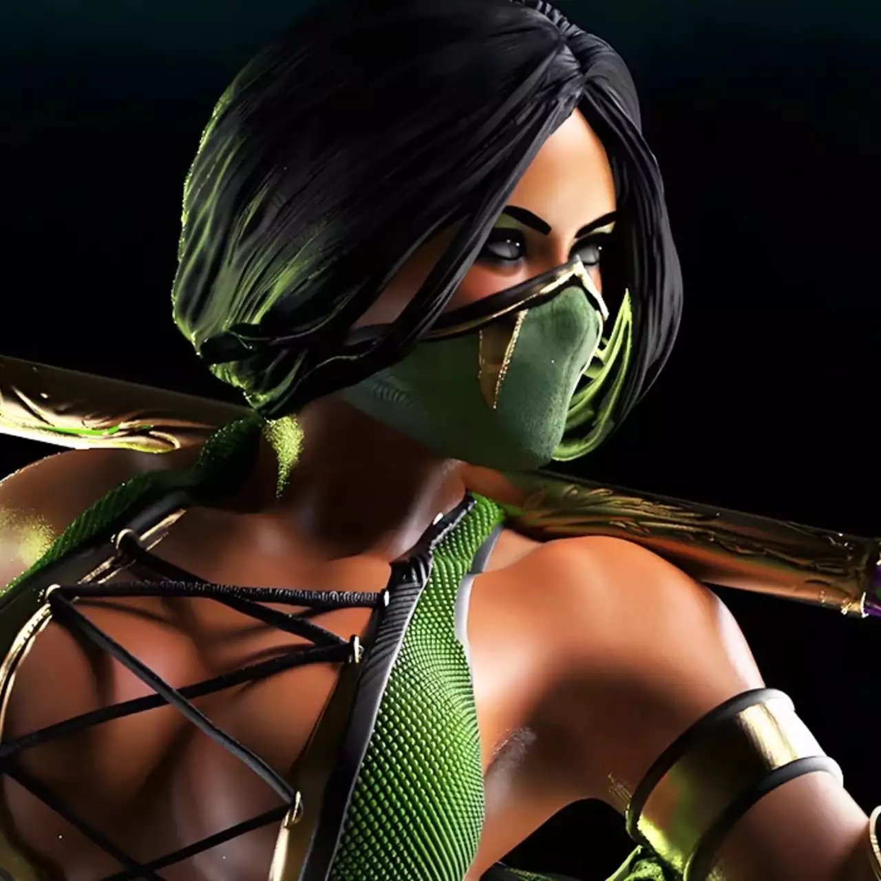 Джейд из Mortal Kombat сделали снова горячей штучкой. Художник создал 3D-модель героини с ее прежними формами Джейд из Mortal Kombat сделали снова горячей штучкой. Художник создал 3D-модель героини с ее прежними формами