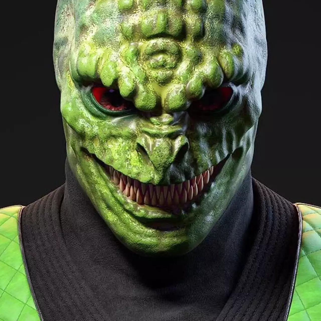 Художник «Шрека» представил свою версию Рептилии из Mortal Kombat без маски. Получилось круто