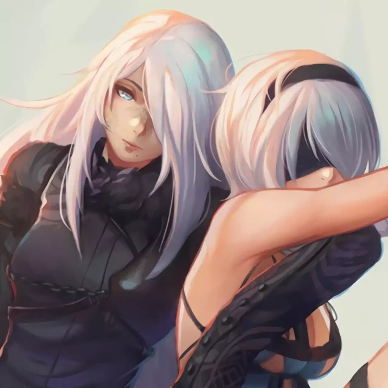 На фото показали раздеваемые фигурки 2B и A2 из NieR Automata, которые похожи на героинь Genshin Impact На фото показали раздеваемые фигурки 2B и A2 из NieR Automata, которые похожи на героинь Genshin Impact