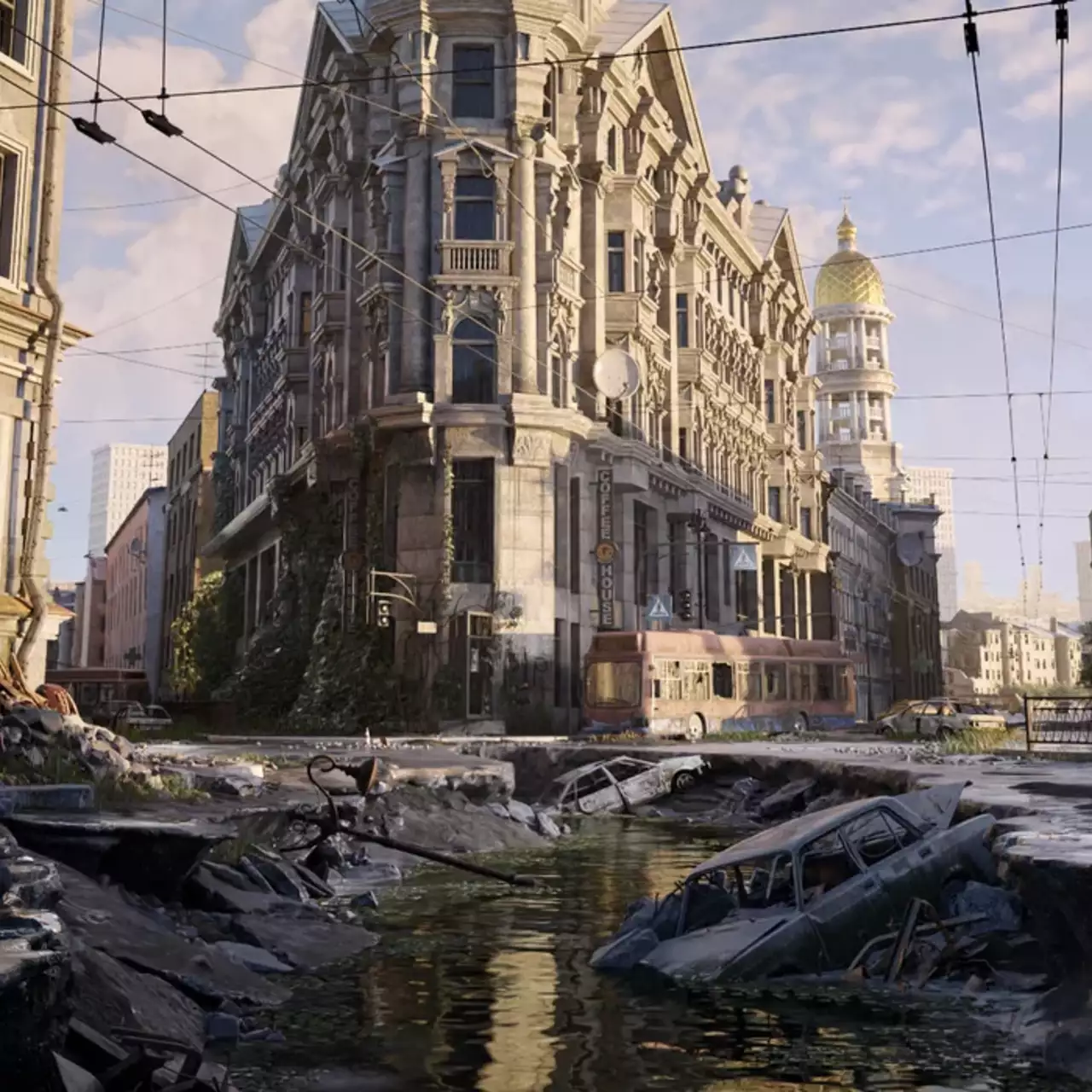 «Потрясающе» — художник из Crytek показал постапокалиптический Санкт-Петербург и попал в тренды. Работа впечатлила разработчика Crysis 3