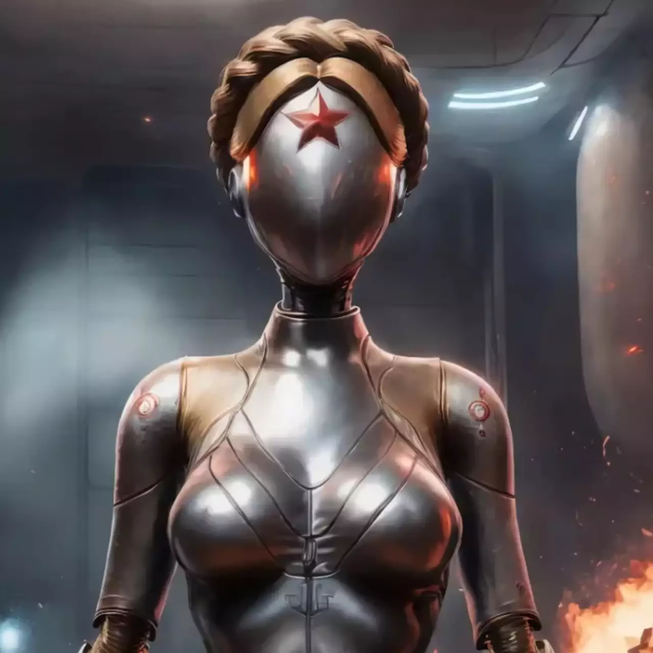 Создатели Atomic Heart показали собственные фигурки близняшек