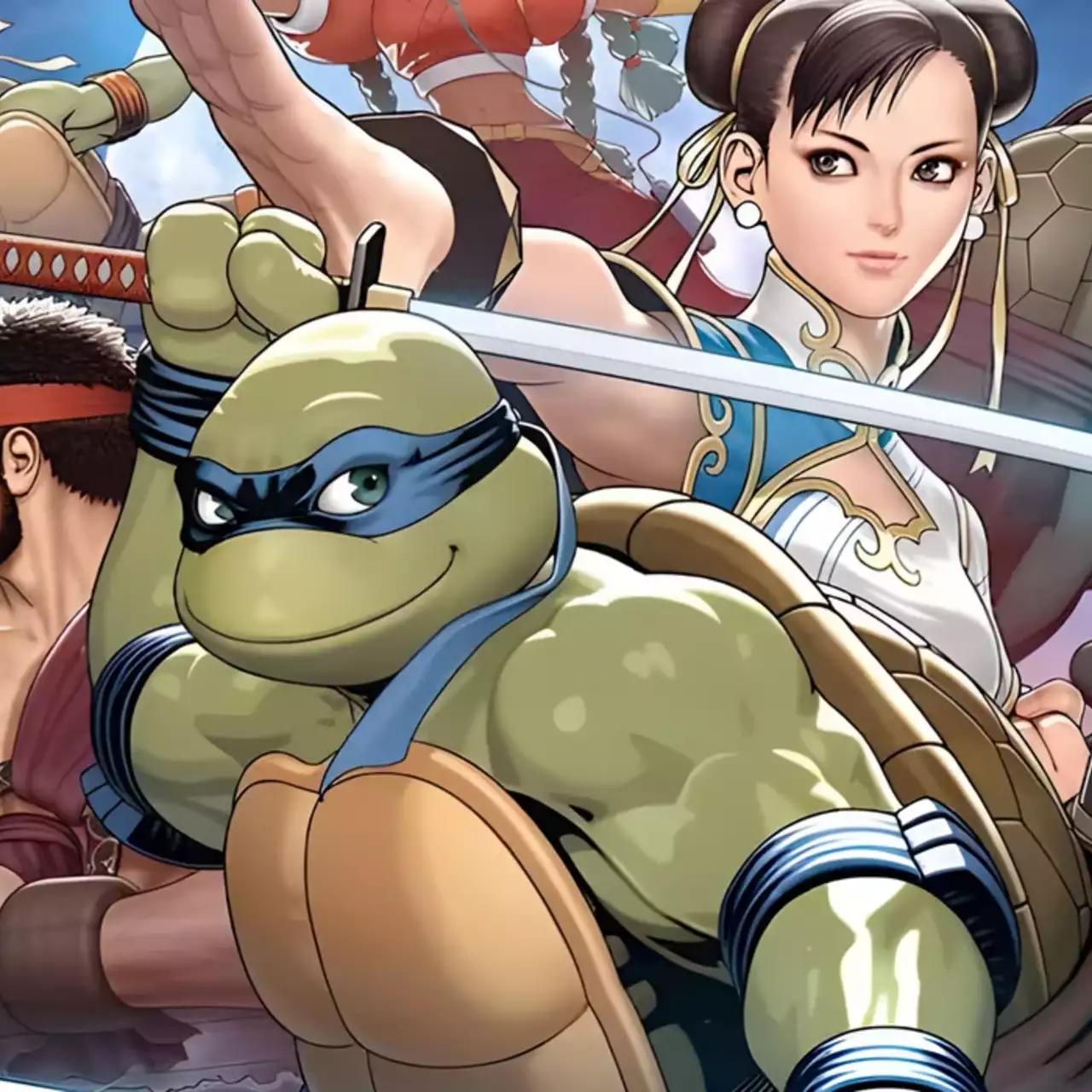 Леонардо из «Черепашек-ниндзя» в мире Street Fighter 6 — свежий геймплей