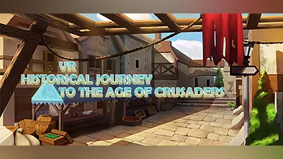 VR historical journey to the age of Crusaders: Medieval Jerusalem, Saracen Cities, Arabic Culture, East Land