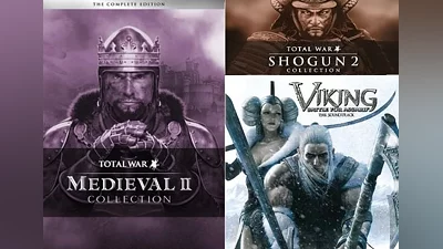 Medieval II: Total War Collection + Shogun: Total War Collection + Viking: Battle for Asgard EN Global (Global) [Steam]
