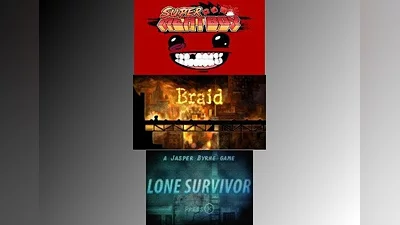 Super Meat Boy + Lone Survivor + Braid EN Global (Global) [Steam]