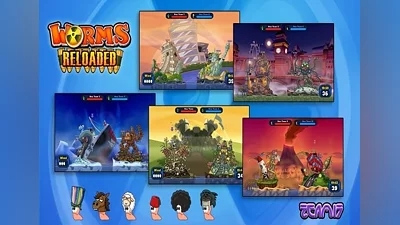 Worms Reloaded: The  Forts and Hats Pack DLC EN/DE/FR/IT/ES Global (Global) [Steam]