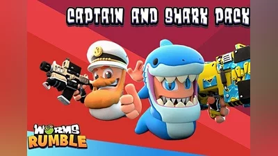 Worms Rumble - Captain & Shark Double Pack DLC Global (Global) [Steam]
