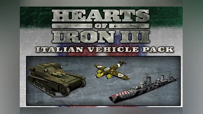 Hearts of Iron III - Italian Vehicle Pack DLC EN/DE/FR Global (Global) [Steam]