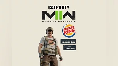CoD Call of Duty: Modern Warfare 2 & 3 - Burger King Skin + 1 Hour 2XP DLC EN Global (Global) [Official website]