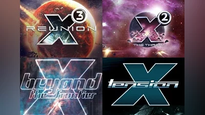 X3: Reunion + X2: The Threat + X: Beyond the Frontier + X: Tension EN Global (Global) [Steam]