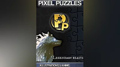 Pixel Puzzles Illustrations & Anime - Jigsaw Pack: Legendary Beasts