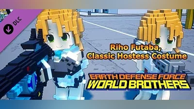 EARTH DEFENSE FORCE: WORLD BROTHERS - Additional Character: Riho Futaba, Classic Hostess Costume