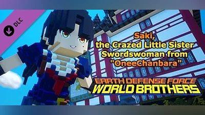 EARTH DEFENSE FORCE: WORLD BROTHERS - Saki, the Crazed Little Sister Swordswoman from "OneeChanbara"