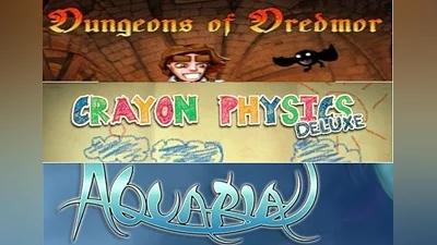 Crayon Physics Deluxe + Aquaria + Dungeons of Dredmor - Bundle EN Global (Global) [Steam]