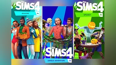 The Sims 4: Seasons + Jungle Adventure + Spooky Stuff - Bundle DLC EN United States (United States) [Xbox One/Series]