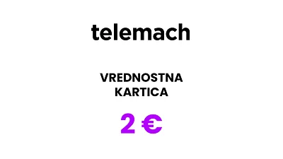 Telemach Slovenija vrednostna kartica 2 EUR [SLOVENIA] [Standard]