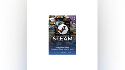 STEAM WALLET GIFT CARD 5$ USD + ТУРЦИЯ / АРГЕНТИНА