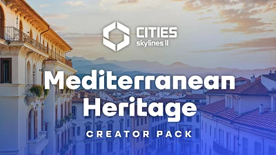 Cities Skylines II Creator Pack Mediterranean Heritage (PC) [Global] [Standard]