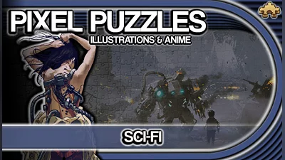 Pixel Puzzles Illustrations and Anime Jigsaw Pack Sci Fi (PC) [Global] [Standard]