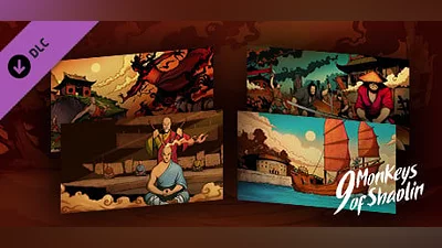9 Monkeys of Shaolin - HD Wallpapers (Steam key)