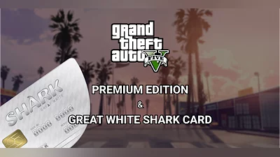 Grand Theft Auto V Premium & Great White Shark Card Bundle (Xbox) [Europe] [Premium Online]