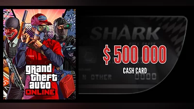 Grand Theft Auto Online 500000 Bull Shark Cash Card (Xbox) [Europe] [Standard]
