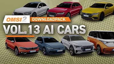 OMSI 2 Add-on Downloadpack Vol. 13 - AI Cars (Steam)