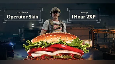 Call of Duty Modern Warfare II Burger King Operator Skin 1 Hour 2XP Call of Duty (PC) [Global] [Standard]