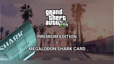 Grand Theft Auto V Premium & Megalodon Shark Card Bundle  (Xbox) [Argentina] [Premium Online]