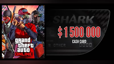 Grand Theft Auto Online Great White Shark Cash 1 500 000 (Xbox) [Global] [Standard]