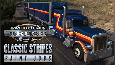 American Truck Simulator Classic Stripes Paint Jobs Pack (PC) [Global] [Standard]