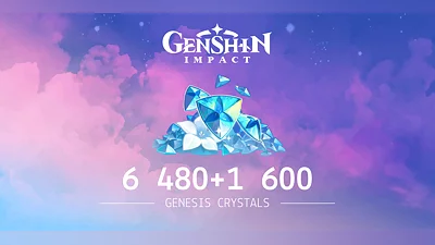 Genshin Impact 6 480 Plus 1600 Genesis Crystals [Global] [Standard]