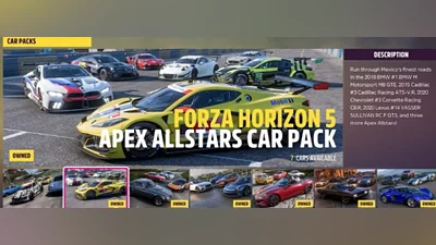 Forza Horizon 5 Apex Allstars Car Pack (PC) [Europe] [Standard]