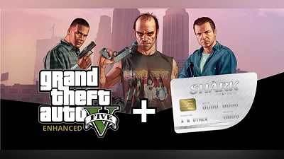 Grand Theft Auto V Enchanced and Great White Shark Card Bundle (PC) [Global] [Standard]