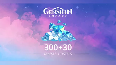 Genshin Impact 300 Pus 30 Genesis Crystals [Global] [Standard]