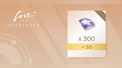 Love and Deepspace 300 Crystals plus 30 Diamonds [Global] [Standard]