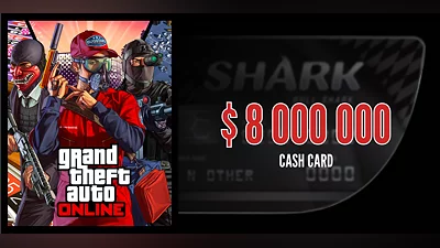 Grand Theft Auto Online Megalodon Shark Cash Card 8 000 000 DLC (PC) [RU/CIS] [Standard]