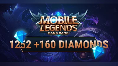 Mobile Legends Bang Bang 1252 plus 160 Diamonds [Global] [Standard]