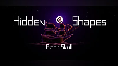 Hidden Shapes Black Skull - Jigsaw Puzzle Game