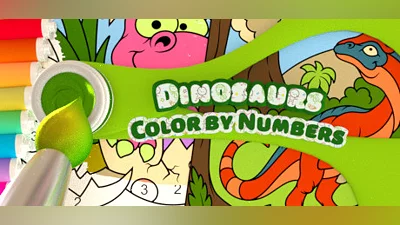 Color by Numbers - Dinosaurs